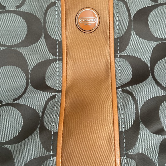 Coach Brown and Orange Women's Bag - Picture 11 of 13
